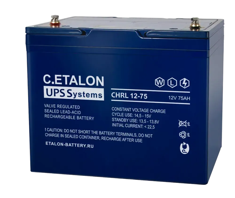 Аккумулятор C.ETALON CHRL 12-75