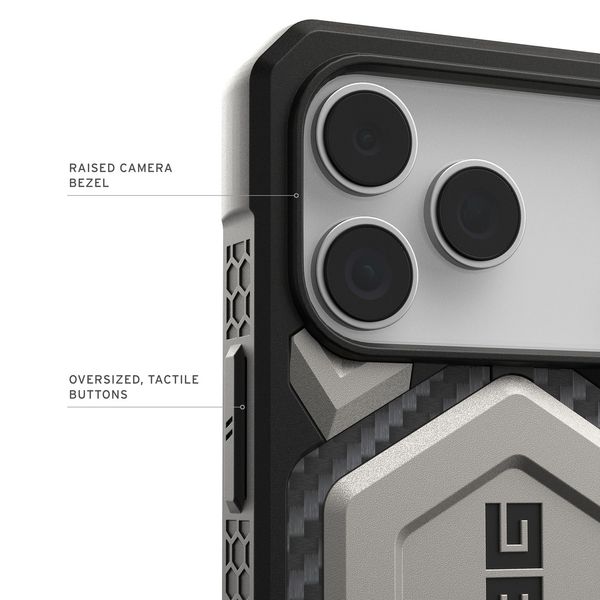 Чехол Uag Monarch Pro Case для iPhone 17 Pro Max, Титан | Titanium