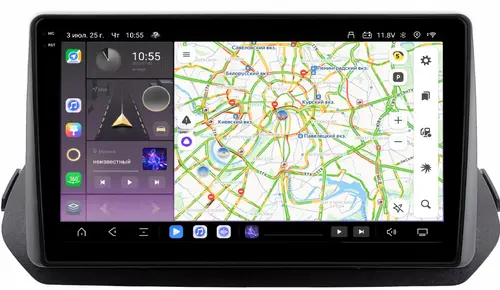 Магнитола для Mitsubishi Outlander 4 2021+ - Kuberg OL-1573 QLed+2K, Android 13, Быстрейшая, CarPlay, 4G SIM-слот