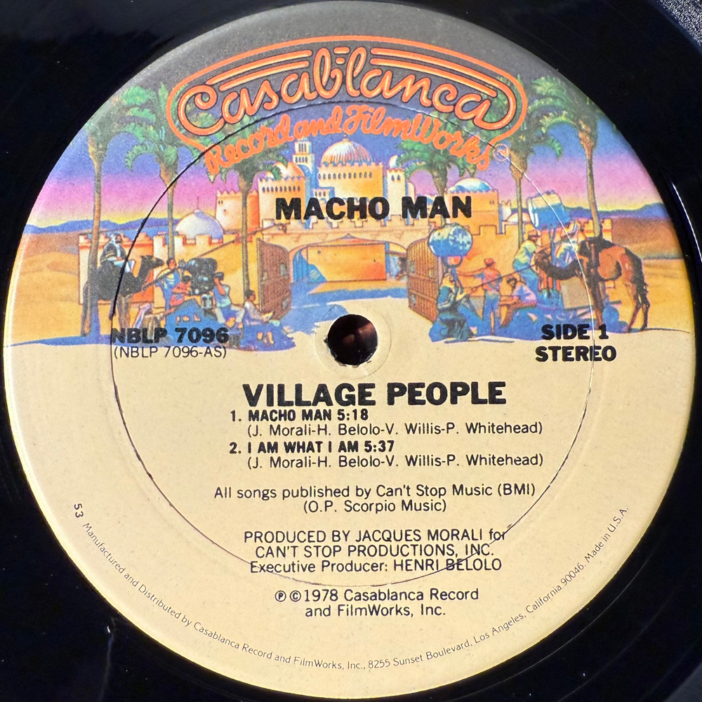 Village People ‎– Macho Man (США 1978г.)