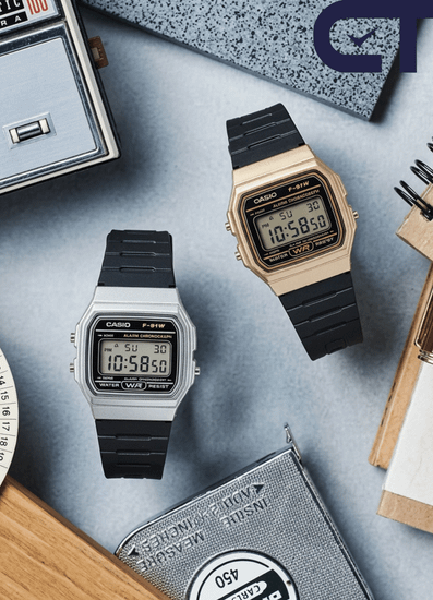 Casio F-91WM-9A — мужские цифровые часы с микроподсветкой