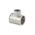 Тройник латунь никель переходной Ду 25х15х25 (1"х1/2"х1") ВР/ВР SantechSystems