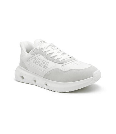 Кожаные кроссовки kite run Karl Lagerfeld - белый(KL54624)