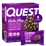 Quest Nutrition, Bake Shop, глазированное печенье, шоколадный торт, 8 печенья по 25 г (0,88 унции)