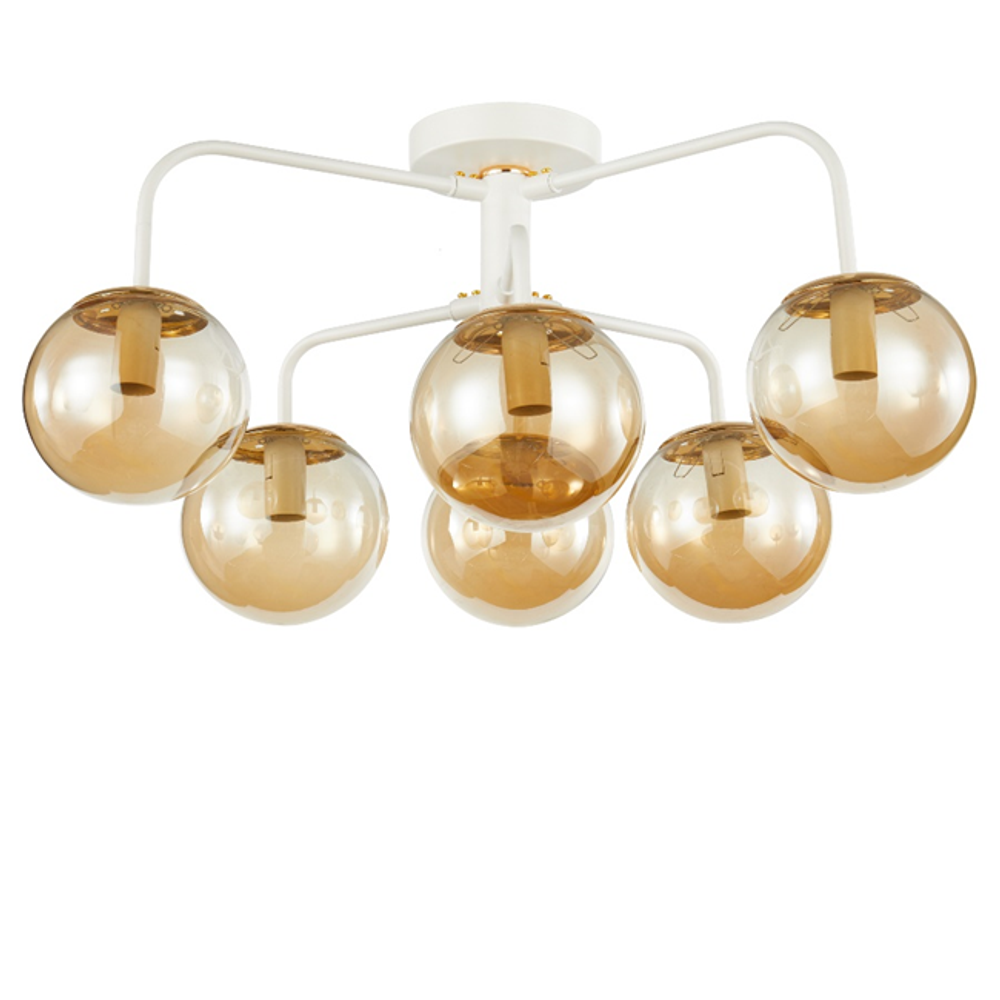 Потолочная люстра Mirastyle WX-70270/3+3 WH+FG