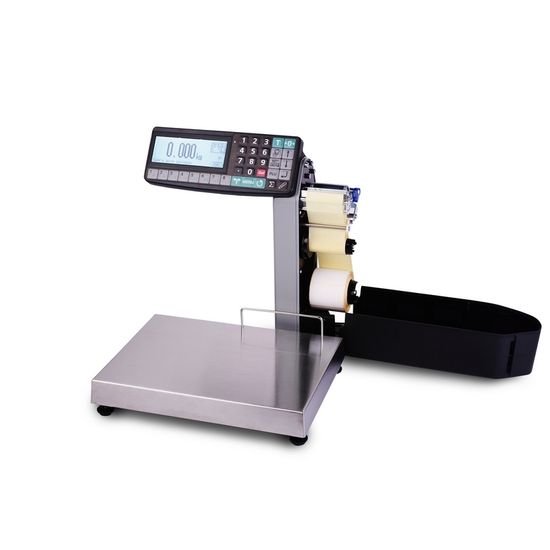 Весы с печатью этикеток MK-15.2-R2P10-1 (с подмотчиком)