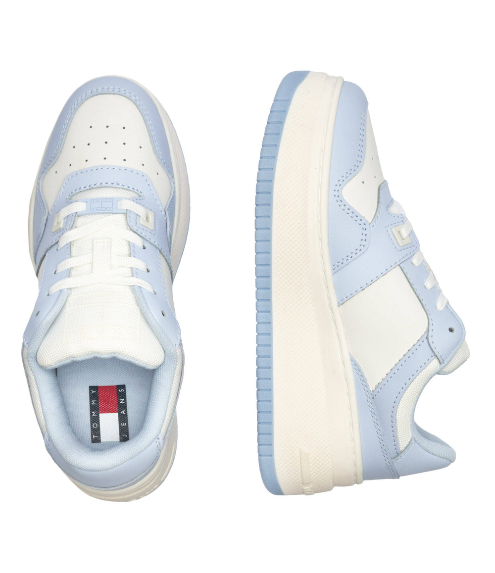 Кожаные кроссовки tjw retro basket flatform ess Tommy Jeans - белый(EN0EN02506)