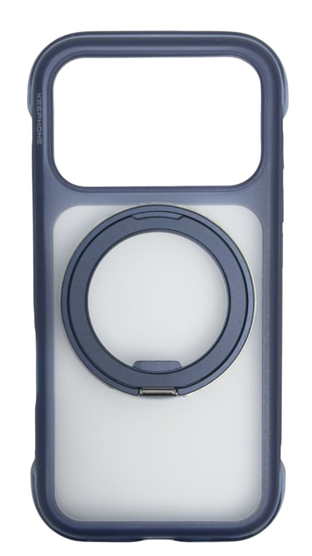Накладка для i-Phone 17 Pro Keephone Monica Airbag Pro сине-прозрачный