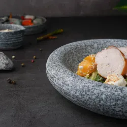 Салатник 420 мл d 20,8 см h4,5 см Stone Untouched Taiga P.L. Proff Cuisine [1]