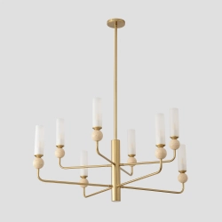 Люстра Crystal Lux SIMPLY SP8 BRASS