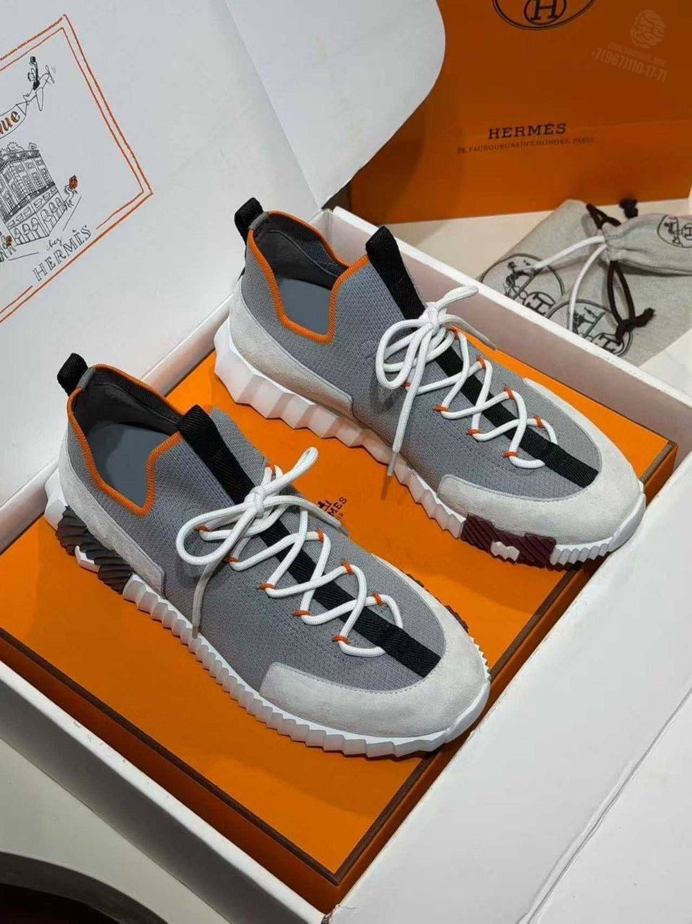 Кроссовки Hermes Slip-on Lift