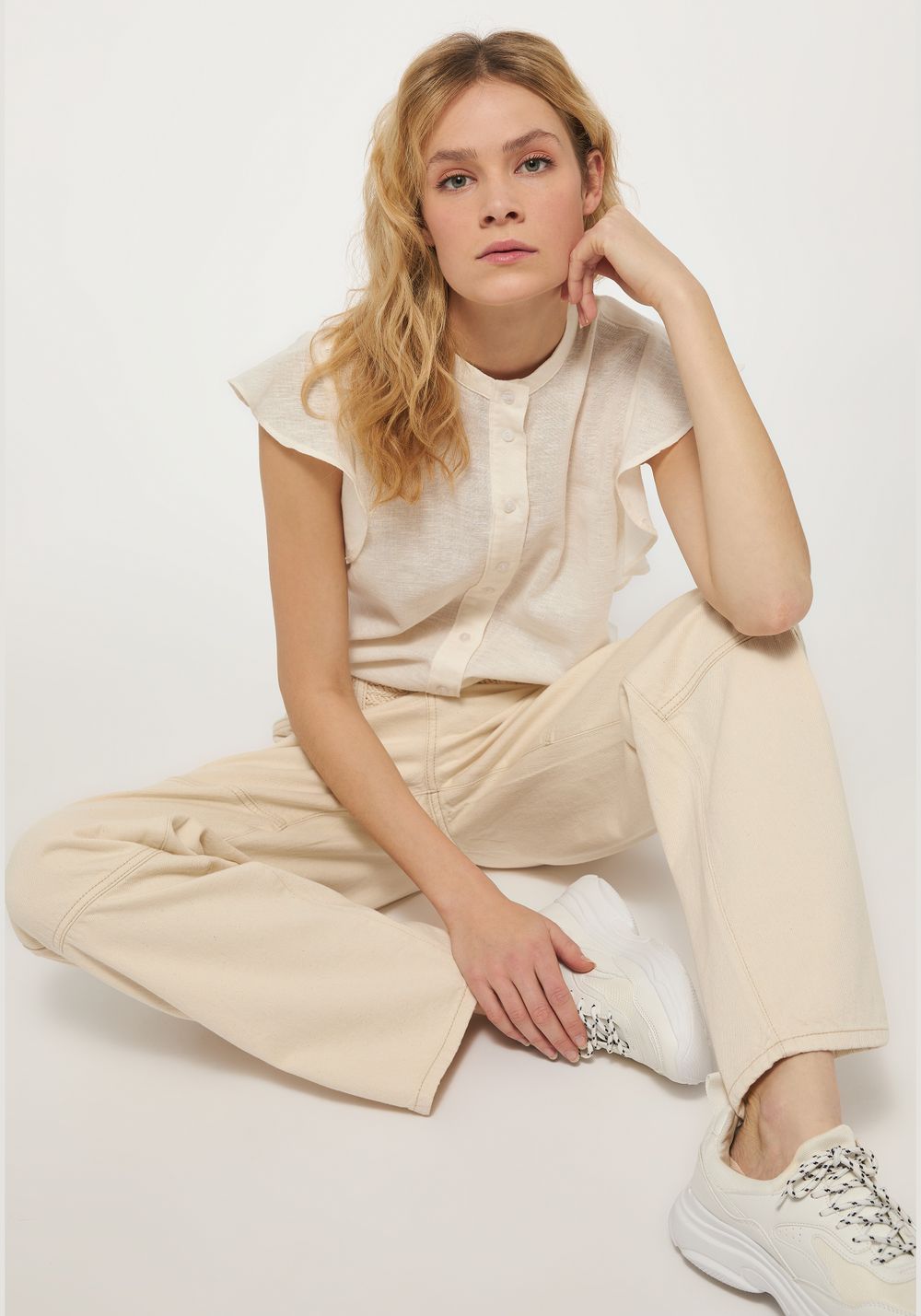 Джинсы Ava Loose Wide Cargo1013882-2014
