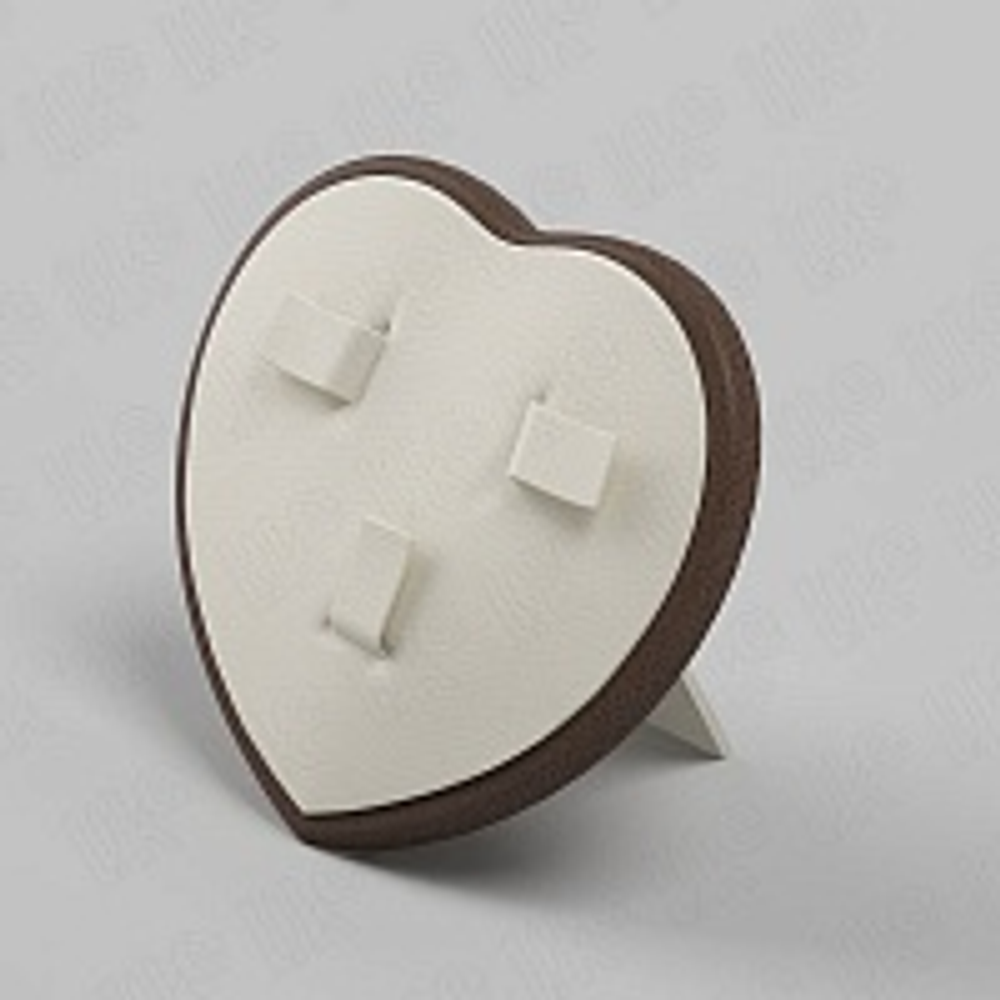 Подставка для гарнитура/сердечко/3 язычка/накладка/ножка, 63×53×53 мм