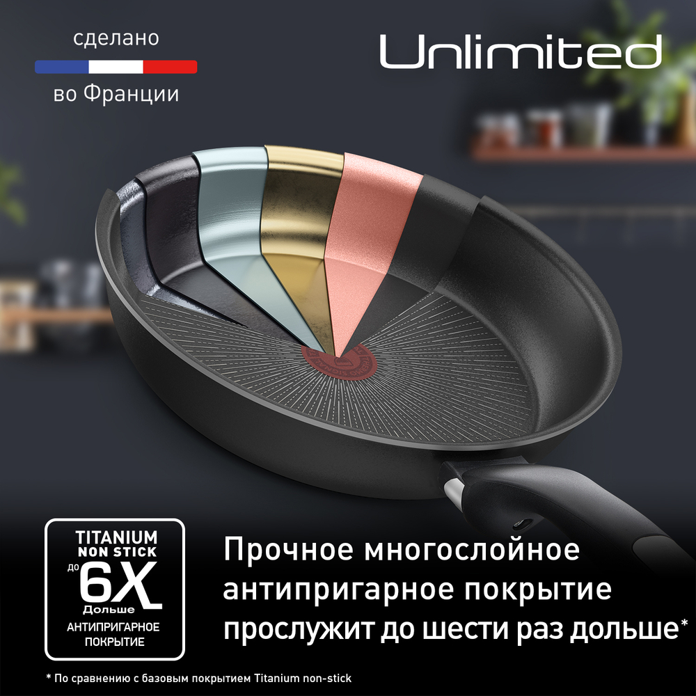 Сковорода Tefal Unlimited 26 см G2550572
