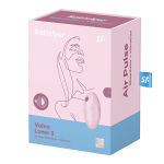 Розовый вакуум-волновой стимулятор 11см с вибрацией Satisfyer Vulva Lover 3