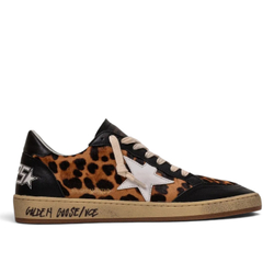 Women's Ball Star Sneakers in Leopard Print