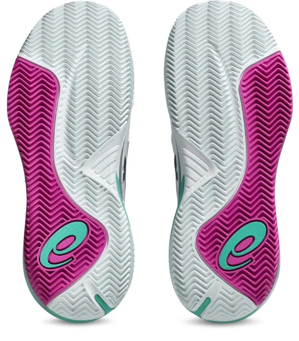 Теннисные кроссовки Asics Gel-Resolution X Clay - white/aurora green