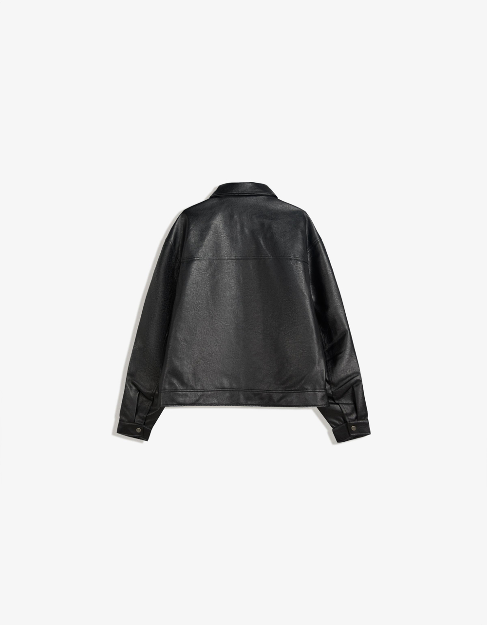 Мужская куртка boxy fit из искусственной кожи, арт. 6781/677 - BERSHKA