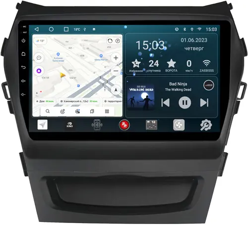 Магнитола для Hyundai Santa Fe 2012-2018 - Redpower 210 Android 10, Быстрая, CarPlay, SIM-слот