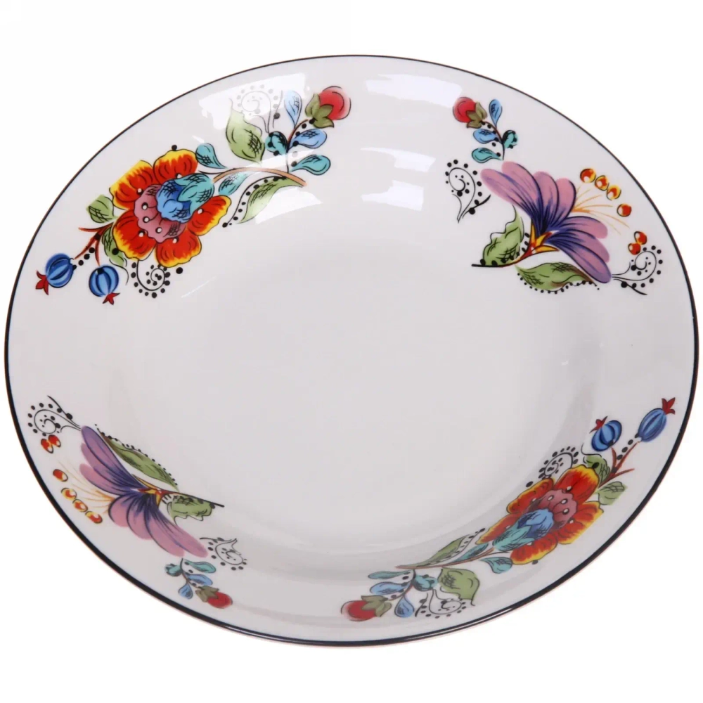Тарелка керамическая глубокая «Magic Flower» 20*3,2см