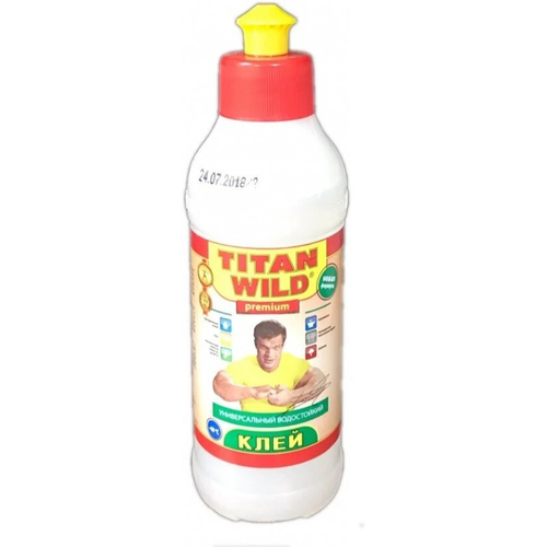 Монтажный клей Titan Wild (Титан Вилд) полимерный универсальный прозрачный, 0,25 л.