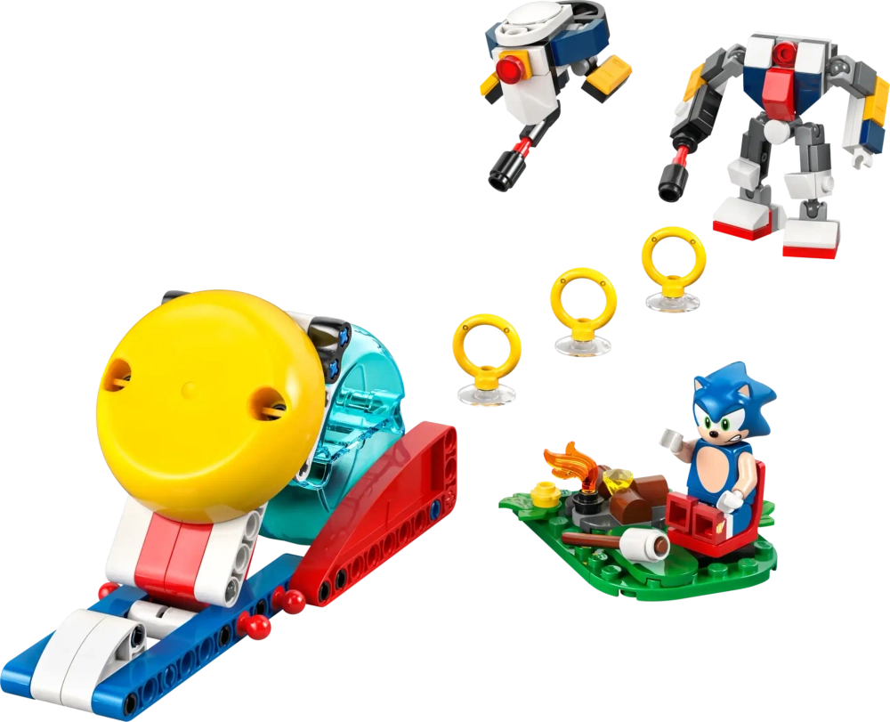 Конструктор LEGO Sonic the Hedgehog 77001 Столкновение у костра Соника