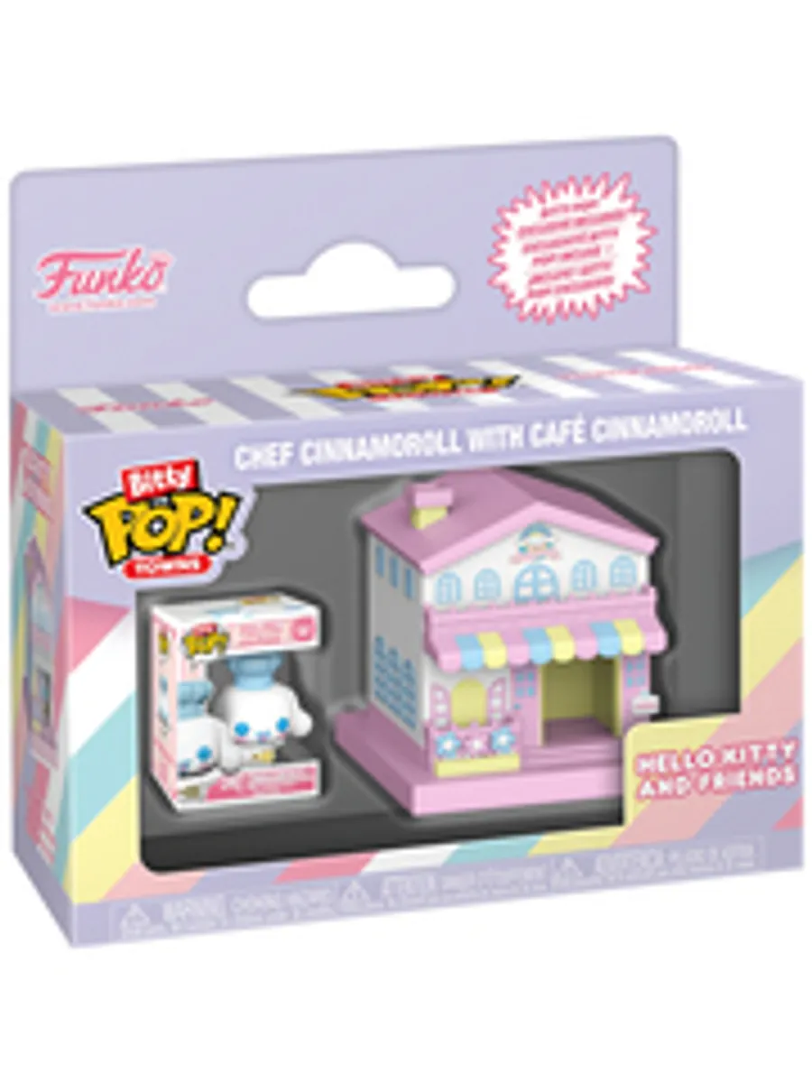Funko Bitty POP! Hello Kitty And Friends: Chef Cinnamoroll with Cafe Cinnamoroll