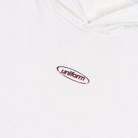 Худи UNIFORM Everyday Destructive logo, белый