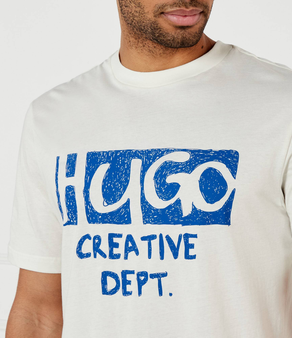 Футболка Nugocrea Hugo Blue - экрю(50533329)