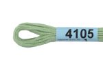 Мулине Gamma 100% хлопок, цв.4105 св.серо-зеленый, 24 мотка по 8 метров