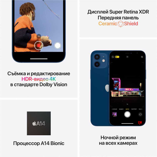 Apple iPhone 12 128GB Blue (Синий)