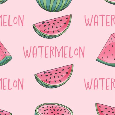 Бесшовный паттерн арбуз pattern watermelon