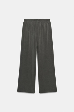 ZARA ПРЯМЫЕ ДЛИННЫЕ БРЮКИ, АНТРАЦИТОВО-СЕРЫЙ
