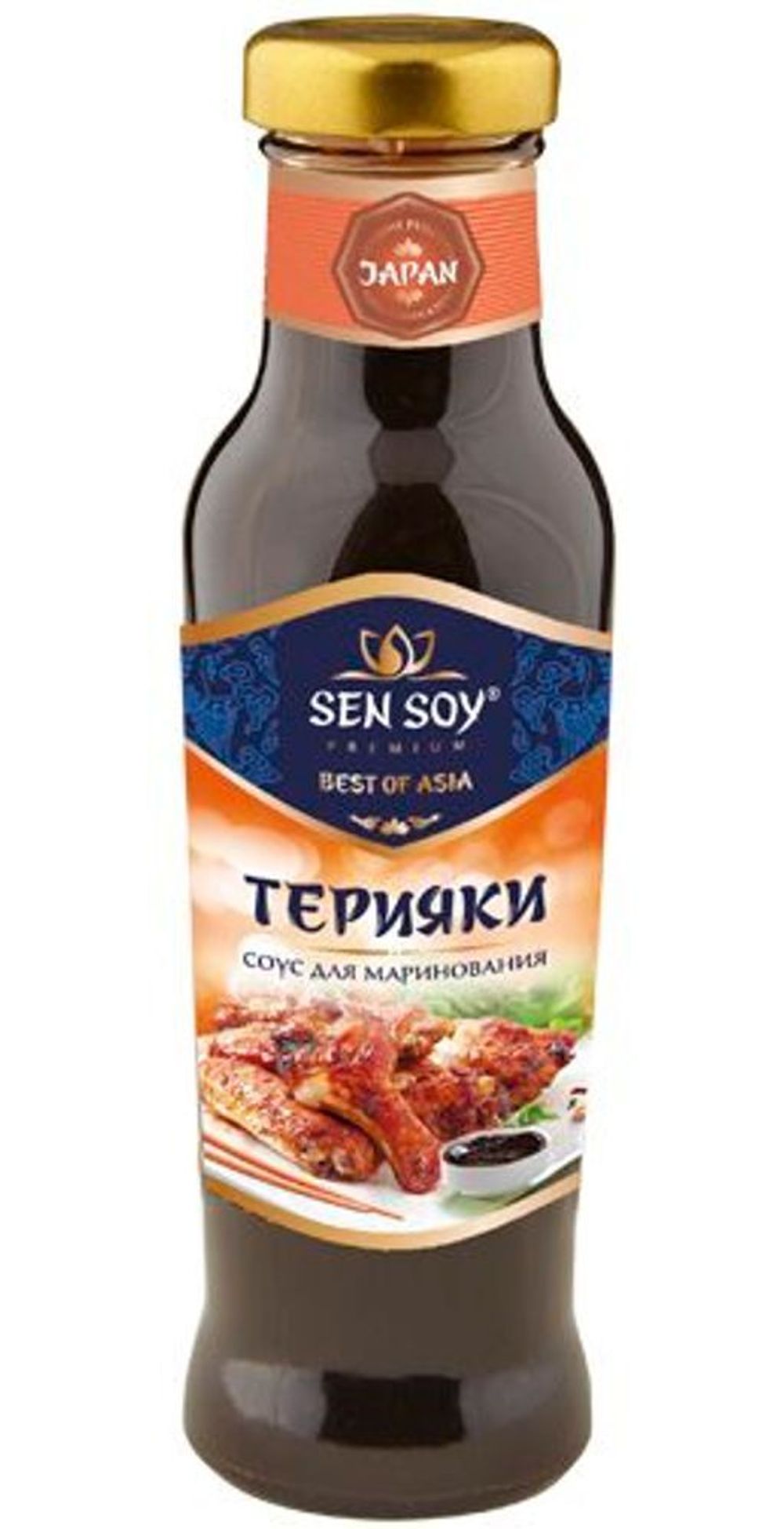 Сэнсой Премиум Соус столовый для Маринования Терияки ст 320гр,