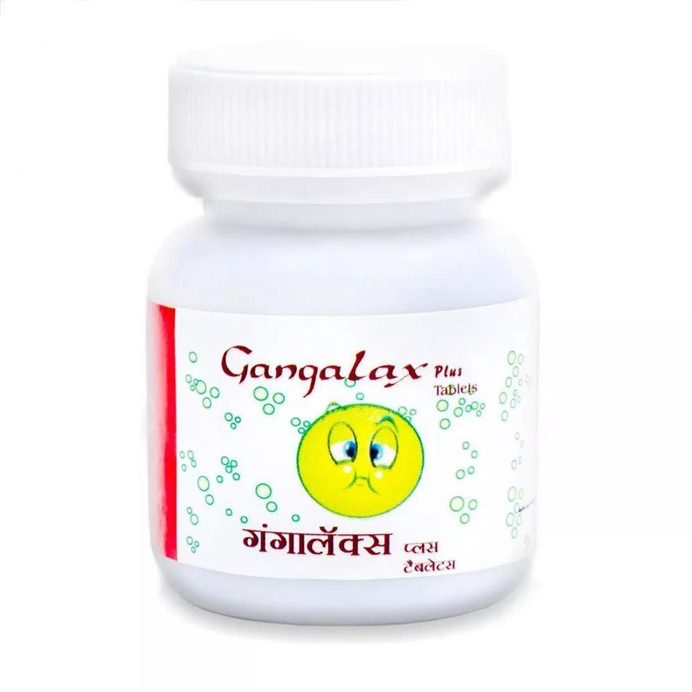 БАД Ganga Gangalax Plus Гангалакс Плюс при запоре 50 таб