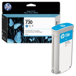 Картридж HP 730 (P2V62A) для DesignJet T1600/T2600/T1700 голубой (130 мл)