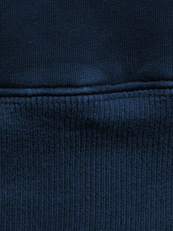 Худи garment dye синий - фото 6