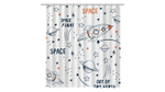 "SPACE" Шторка для ванной FX-2508