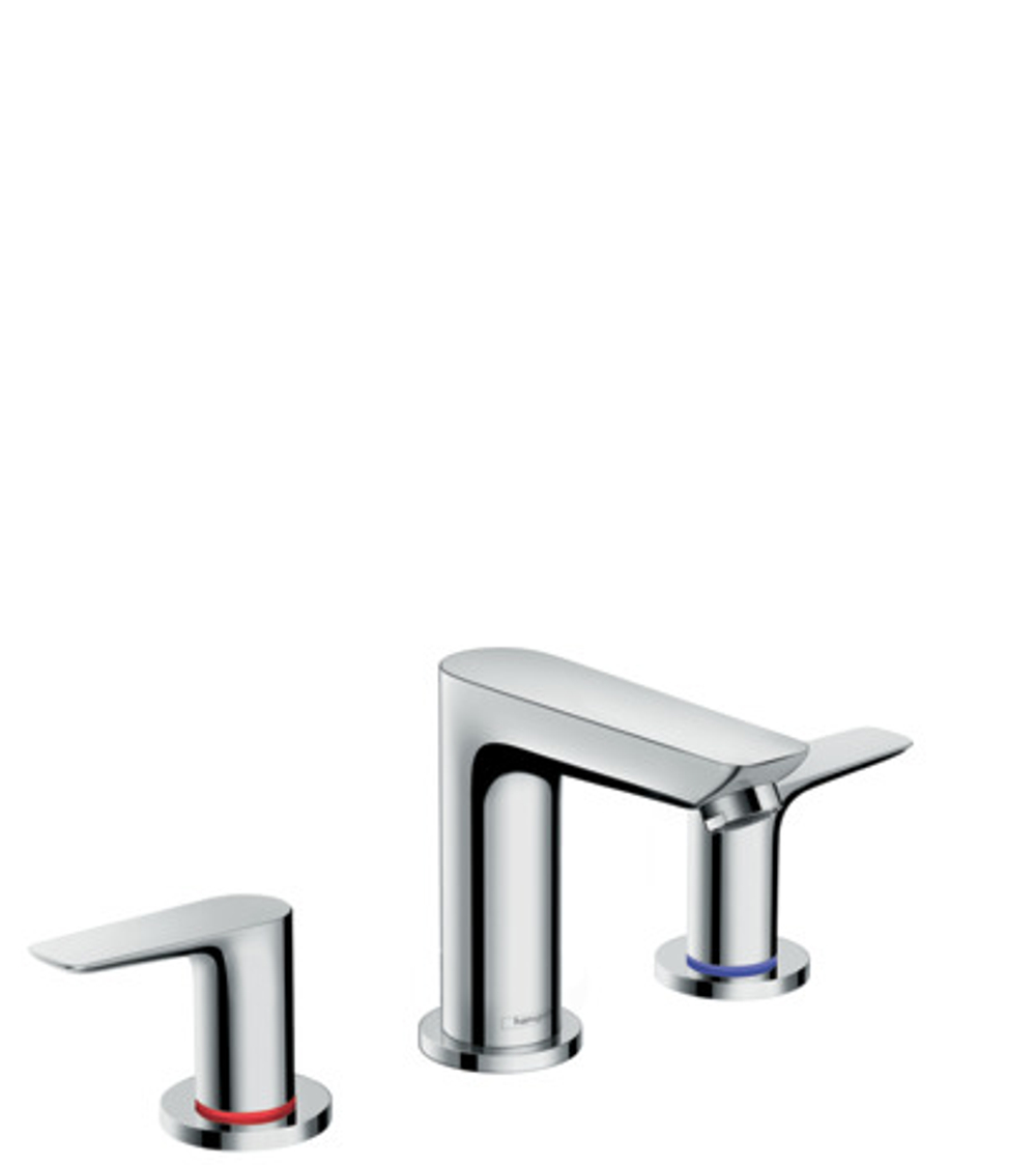 Душевой гарнитур Hansgrohe Talis E на 3 отверстия, со сливным матовый чёрный 71733670