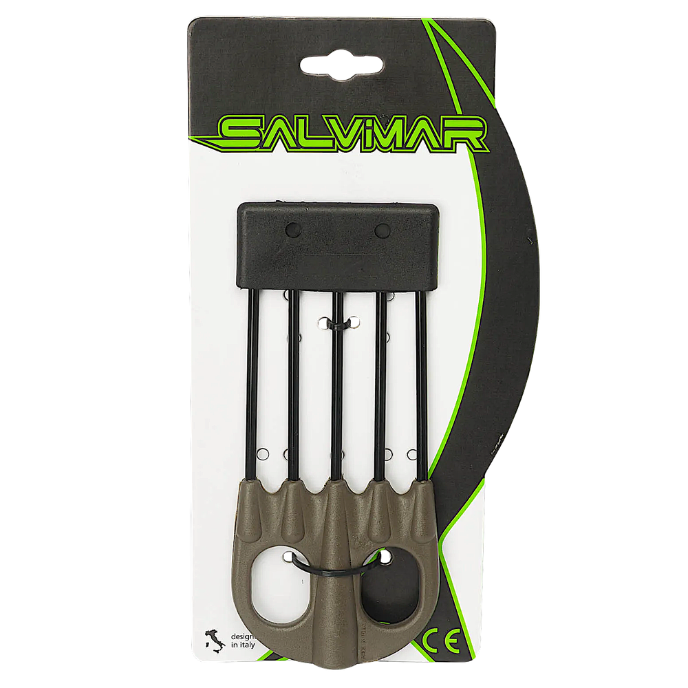 Наконечник Пятизубец Salvimar AA023M с фиксатором и с чехлом (Нерж.)