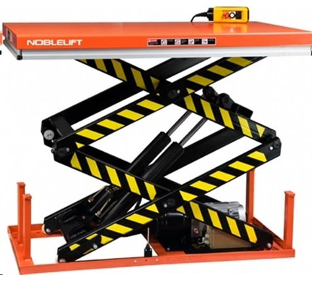 Стол подъёмный стационарный Noblelift YLF1000B, 1000 кг, платформа 1300×820 мм, высота 305–1780 мм, 380 В, 200149