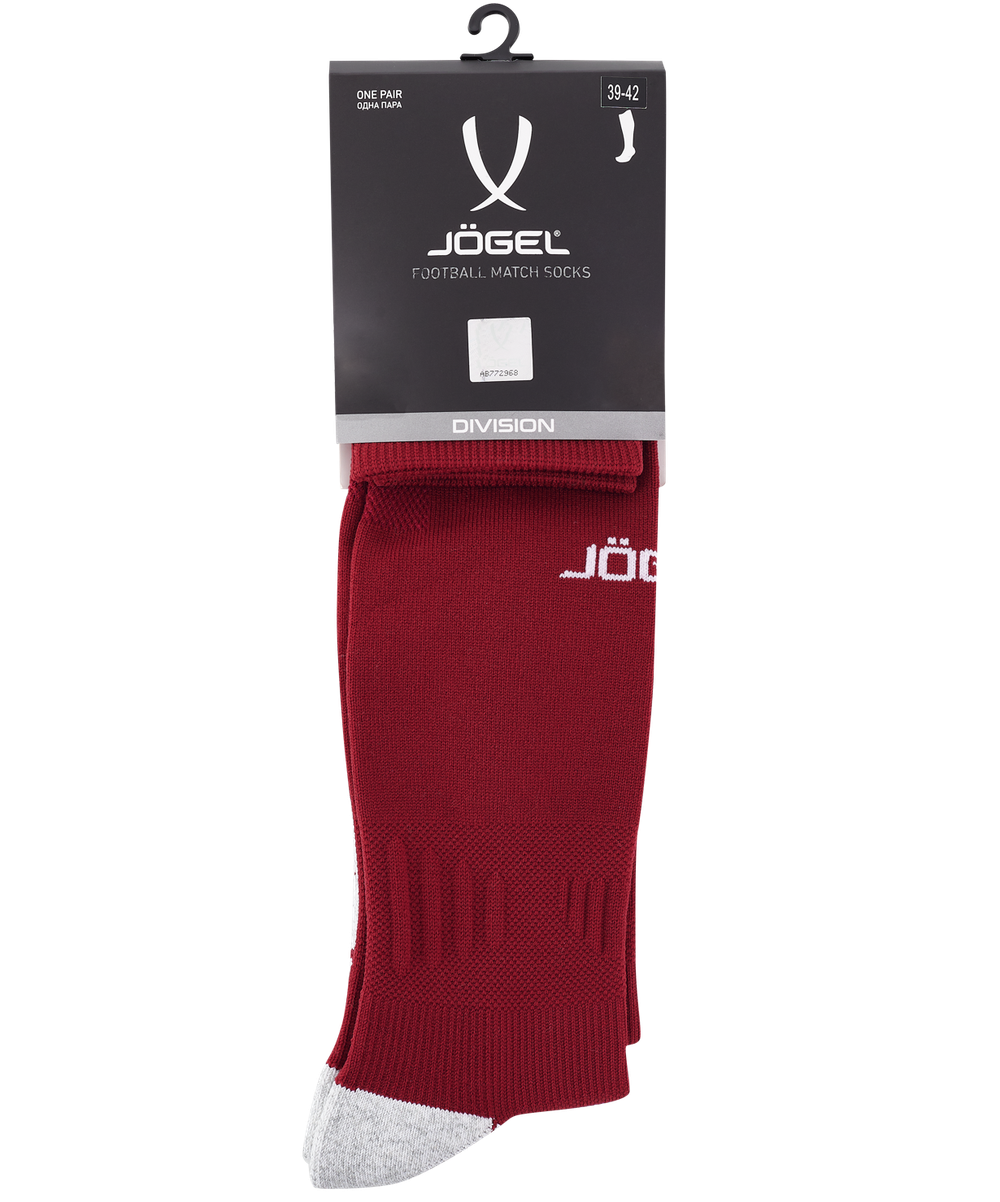 Гетры футбольные Match Socks, гранатовый