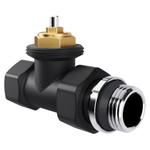 Набор термостатический прямой Royal Thermo Design 1/2quot;М30х1,5 (Черный)