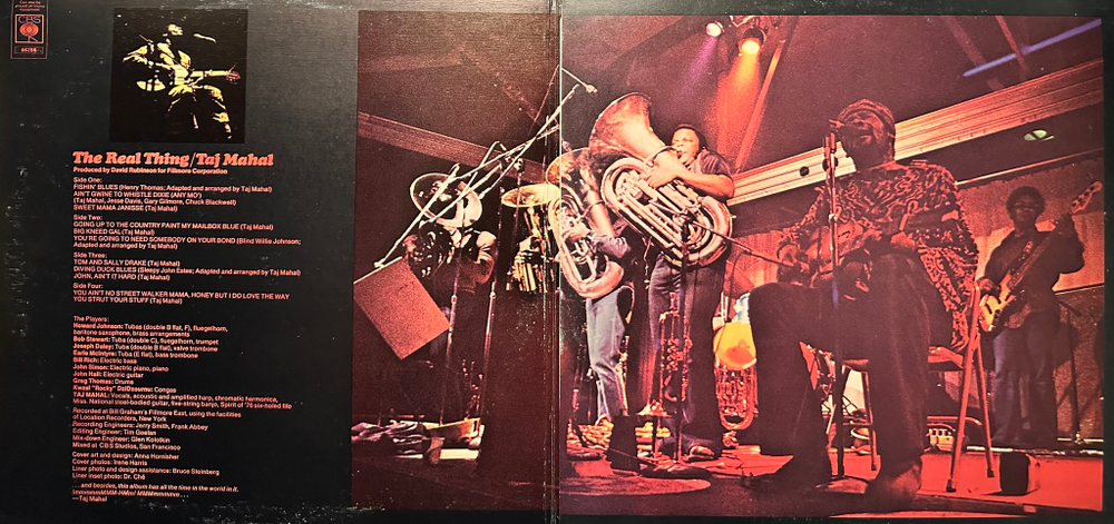 Taj Mahal - The Real Thing 2LP (Англия 1971г.)