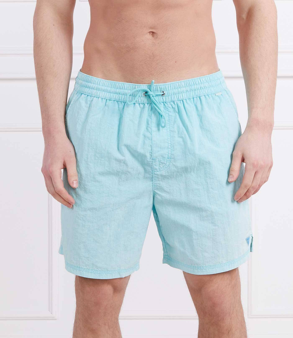 Шорты для плавания Guess Underwear - голубой(F3GT03 WO08A)