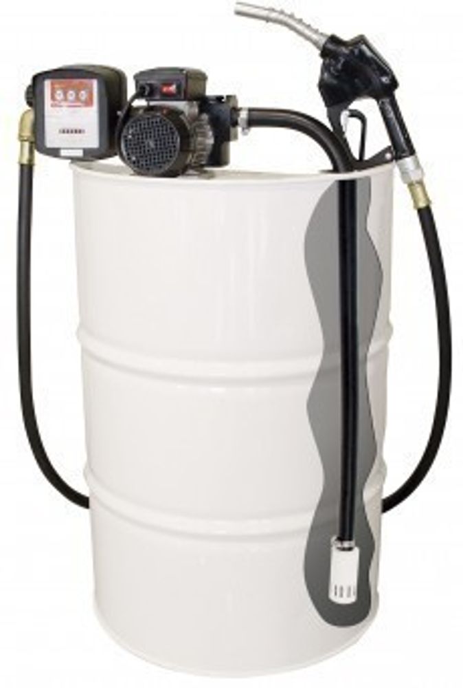 S-50H 230 VAC KIT + PSF-040 -  Бочковой комплект со всас. шлангом для ДТ с мех. счетчиком и мех. пис
