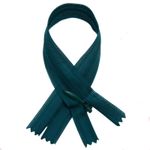 Молния потайная (скрытая) SBS Т3 (3 мм) 1 зам., н/раз., 22 см, S-830, зеленый темн., уп. 50 шт