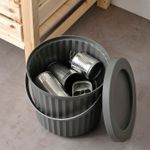 Мусорное ведро IKEA DAMMANG (ДАММАНГ), Темно-серый, 8 л