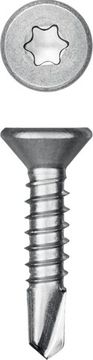 KRAFTOOL DS-C, 16 х 4.2 мм, А2, сверло, потайная головка, ТХ20, 500 шт, саморез нержавеющий (300932-42-016)