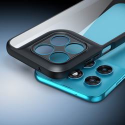 Чехол прозрачный с черными рамками для Motorola G87, G77 и G67, серия Aimo Series Case от Dux Ducis